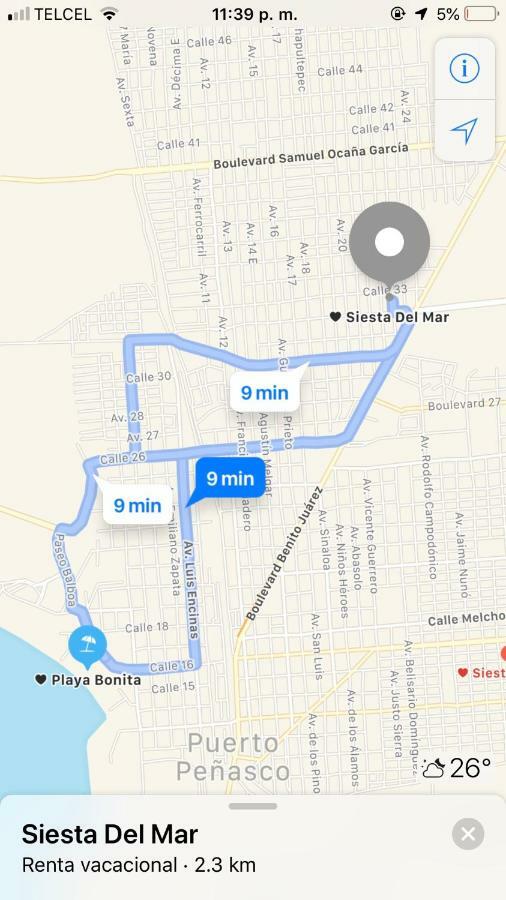 푸에르토페나스코 Apartamento Siesta Del Mar 아파트 외부 사진